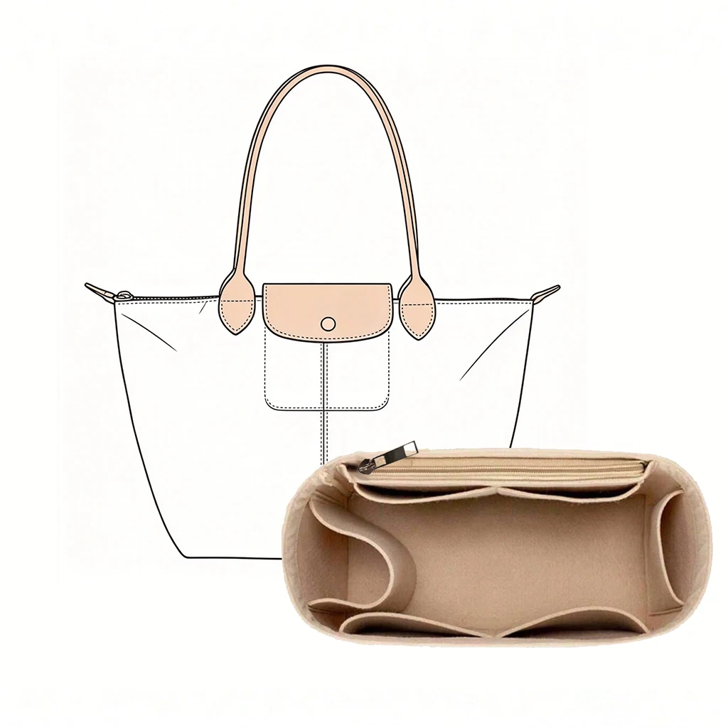 Wallets - Organizador de Bolsos, Inserto de Fieltro