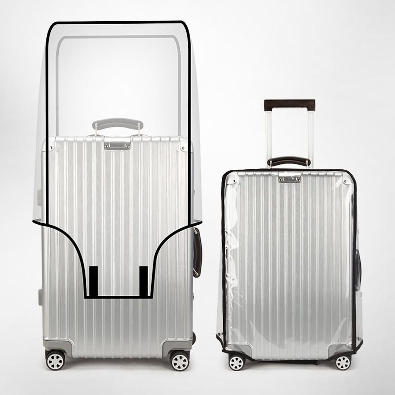 Luggage Protective Cover Transparent - Protector de equipaje transparente e impermeable,