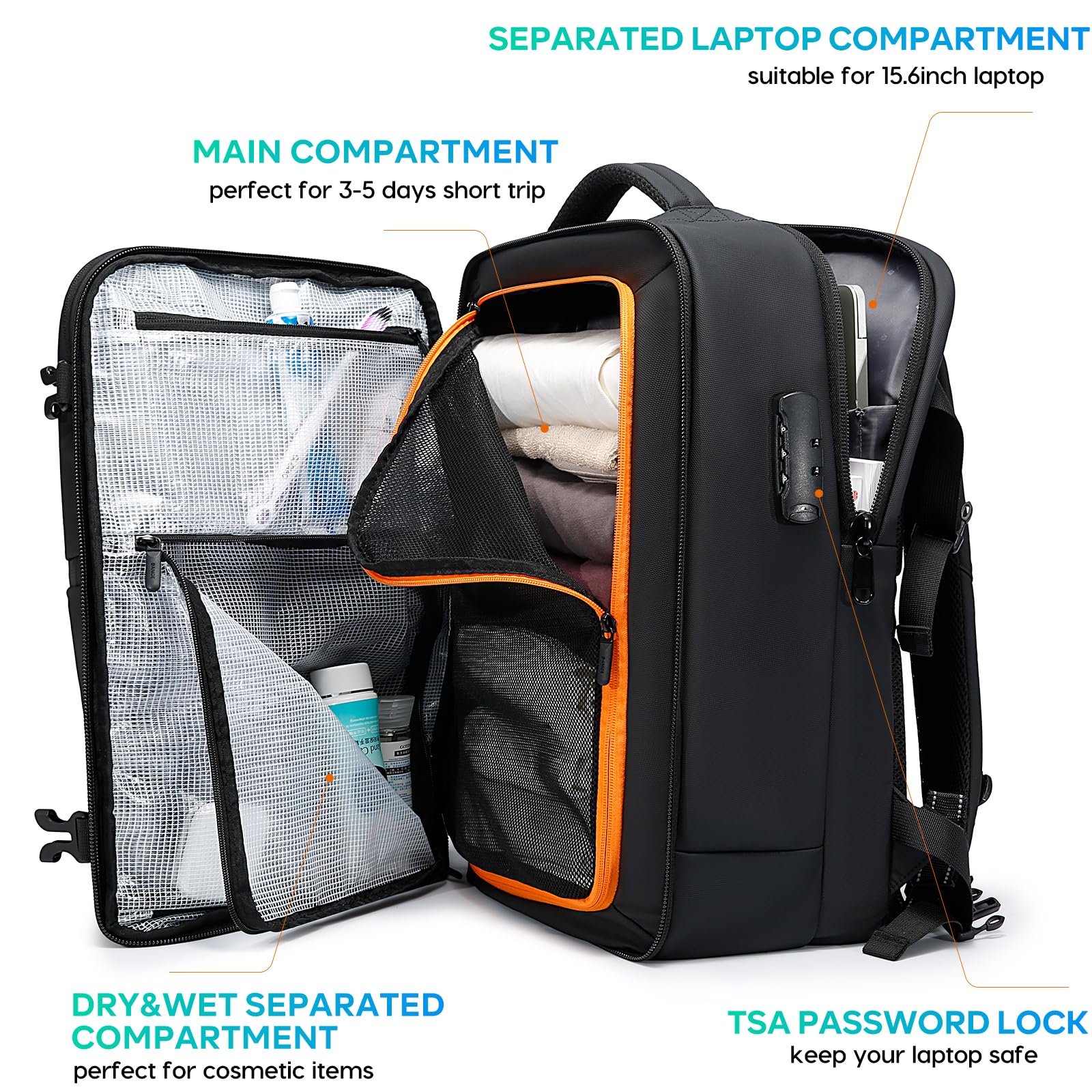 BANGE-Bolsa de cabina antirrob - Luggage reseña y precio