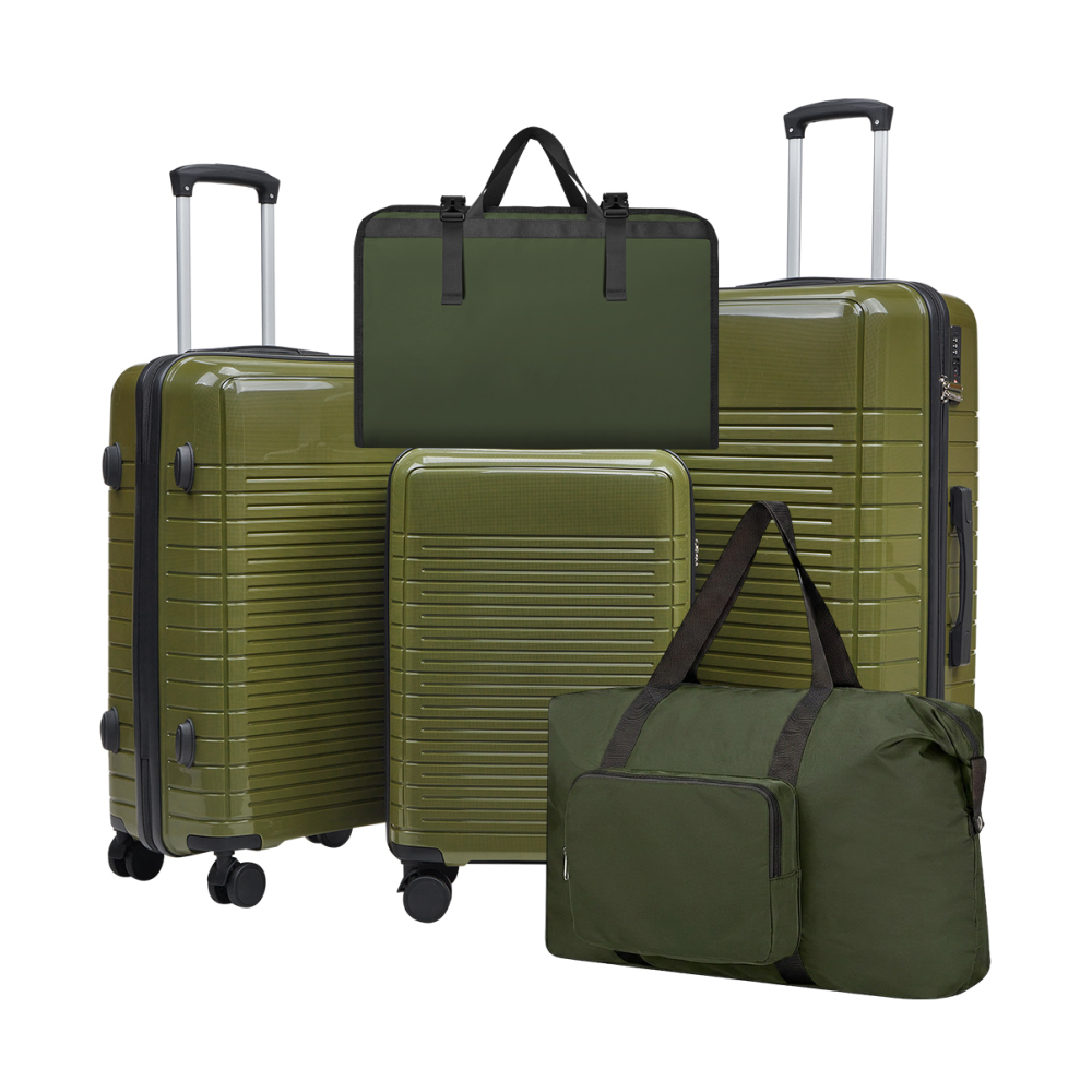 Juego de maletas rígidas de po - Foldable Rolling Luggage Bag reseña y precio