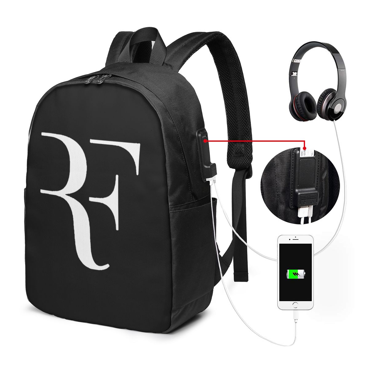 Mochila Roger Federer, bolsa d - Handbags reseña y precio
